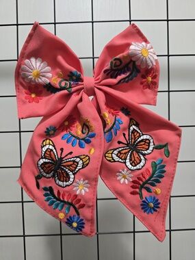 Embroidered Bow